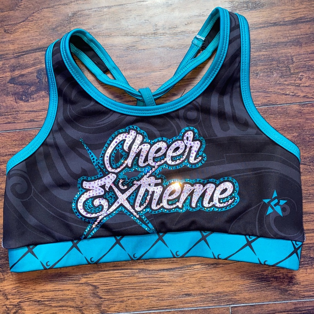 cheer extreme sports bra